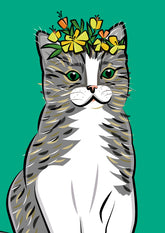 Katze «Sir James» Postkarte